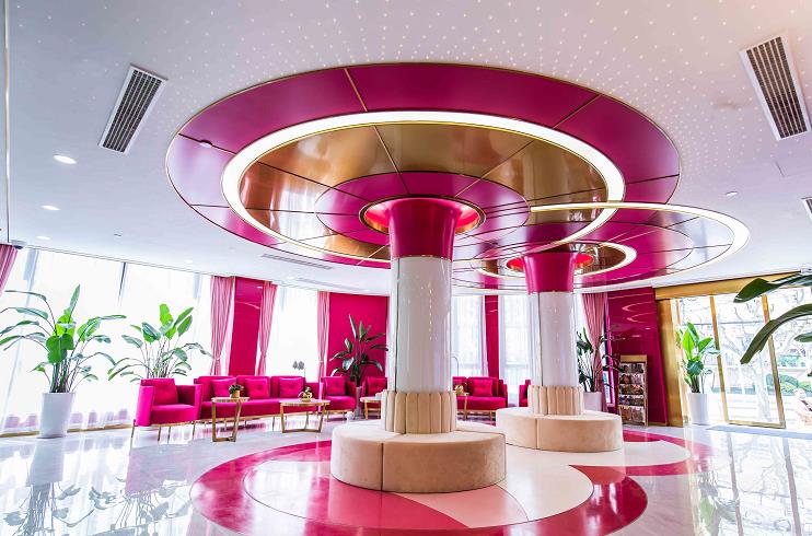 包頭聯合麗格醫(yī)療美容門診部_大廳一角