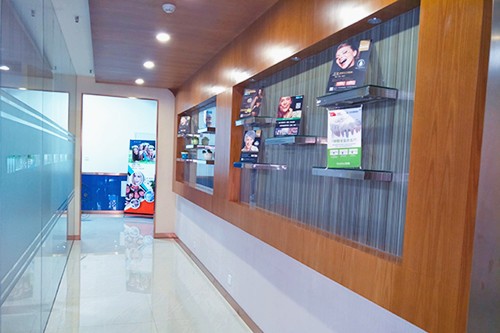 保定合眾口腔門診部_展示墻